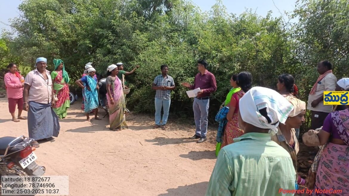 ఉపాధి హామీ పనుల పనుల - ముద్రా న్యూస్
