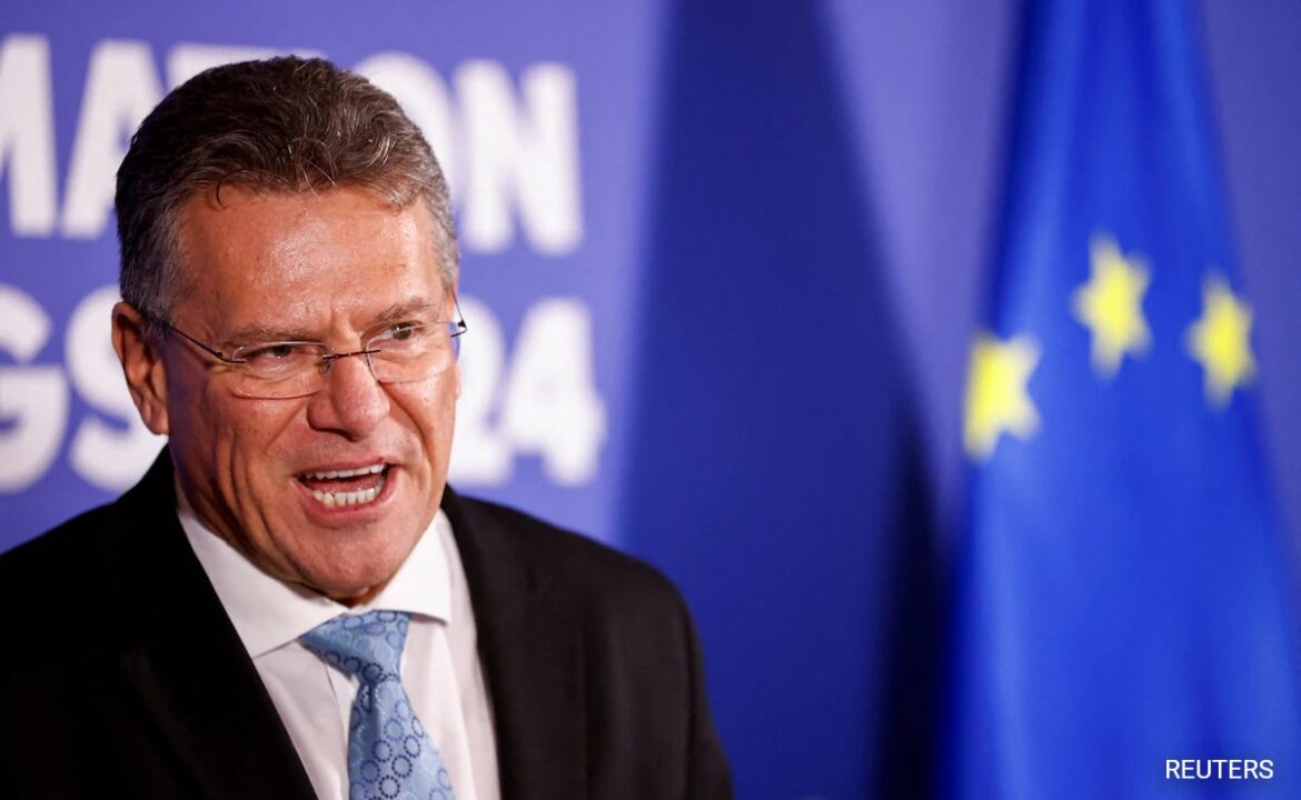 EU ట్రేడ్ చీఫ్ ఫెయిర్ టారిఫ్ ఒప్పందంపై మాతో ఉమ్మడి ప్రయత్నం కోరుతుంది
