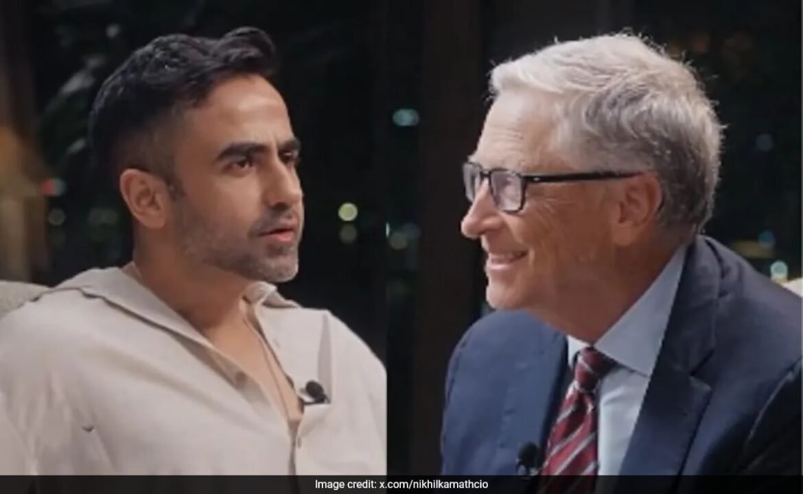 జీరోధ సీఈఓ నిఖిల్ కామత్ బిల్ గేట్స్‌తో "మీరు ఎల్లప్పుడూ ఆతురుతలో ఉన్నారు" అని చెబుతారు. అతని ప్రతిస్పందన
