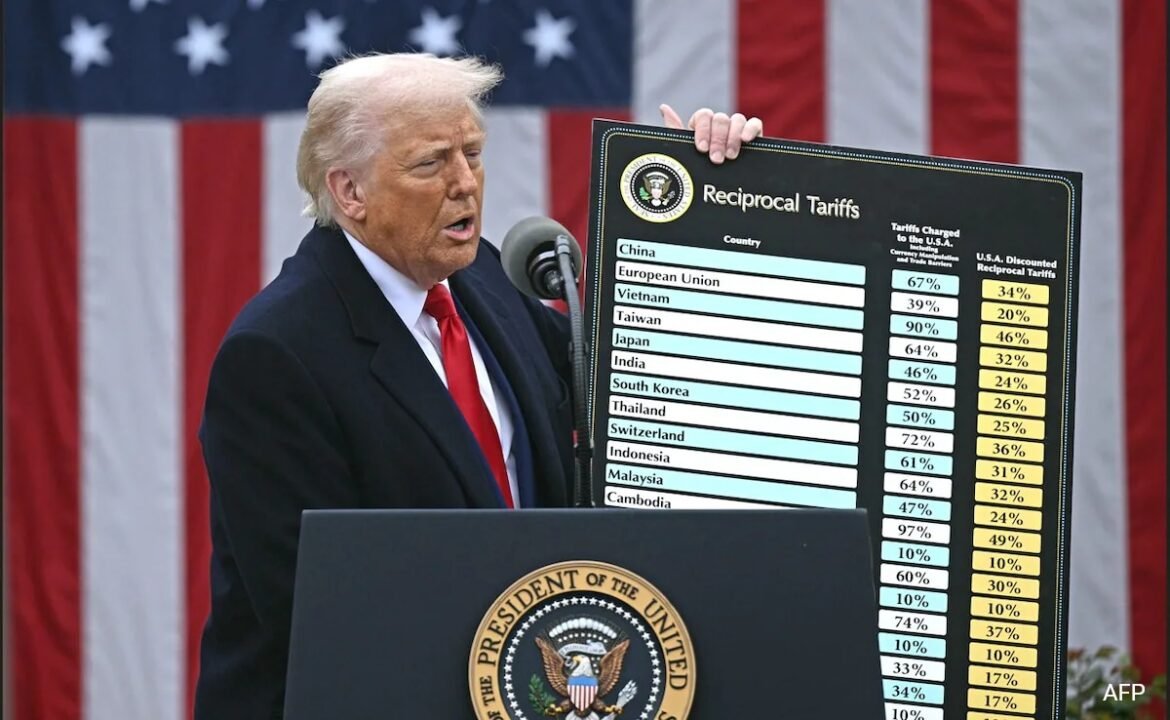 డొనాల్డ్ ట్రంప్ భారతదేశంపై 26% "రాయితీ పరస్పర సుంకం" ను ప్రకటించారు
