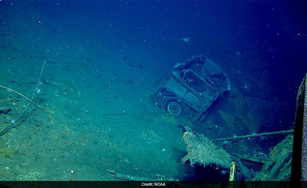 మునిగిపోయిన రెండవ ప్రపంచ యుద్ధ ఓడలో మర్మమైన ఫోర్డ్ కారు కనుగొనబడింది, చరిత్రకారులు అడ్డుపడ్డారు
