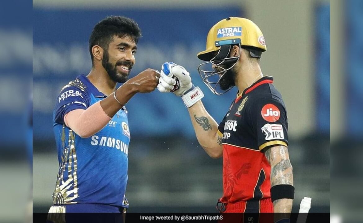 "హోప్ జాస్ప్రిట్ బుమ్రా యొక్క 1 వ బంతి 4 లేదా 6 కి వెళుతుంది": విరాట్ కోహ్లీ, ఫిల్ సాల్ట్ మి vs rcb కంటే ముందు మొద్దుబారిన సందేశాన్ని పంపాడు
