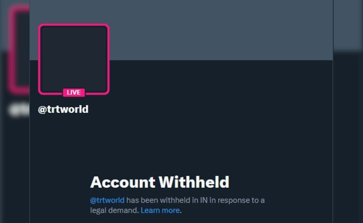 X టిఆర్టి వరల్డ్ యొక్క ఖాతాలు, గ్లోబల్ టైమ్స్ బ్రీఫ్ సస్పెన్షన్ ఆపరేషన్ తరువాత భారతదేశంలో పునరుద్ధరించబడింది సిందూర్ ఇండియా పాకిస్తాన్
