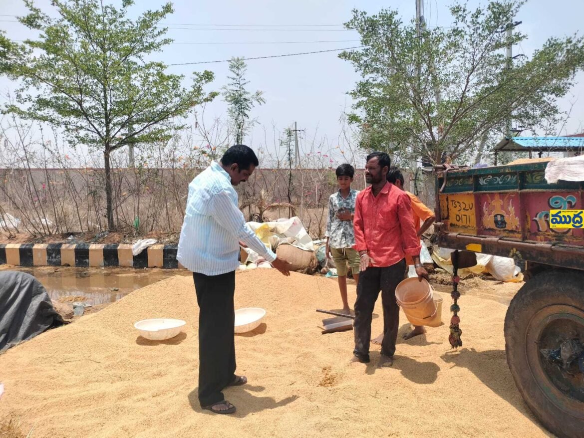 అకాల వర్షానికి తడిసిన ప్రతి దాన్యం గింజను కొంటాం కొంటాం
