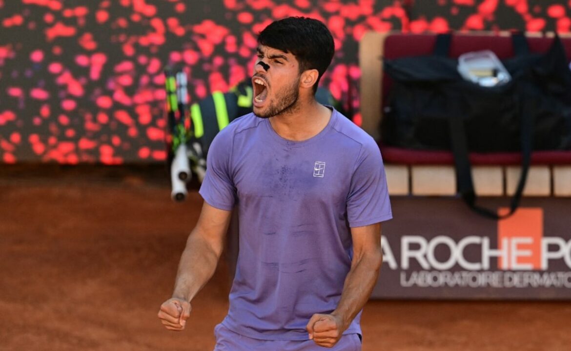 కార్లోస్ అల్కరాజ్ ఇటాలియన్ ఓపెన్ ఫైనల్ మరియు సంభావ్య జనిక్ సిన్నర్ షోడౌన్‌కు చేరుకుంది
