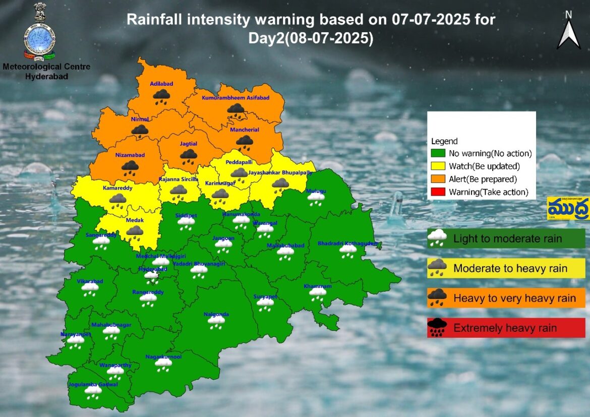 జూలై 9 వరకు భారీ నుంచి అతి భారీ వర్షాలు వర్షాలు -VRM జూలై 9 వరకు భారీ నుంచి అతి భారీ వర్షాలు వర్షాలు