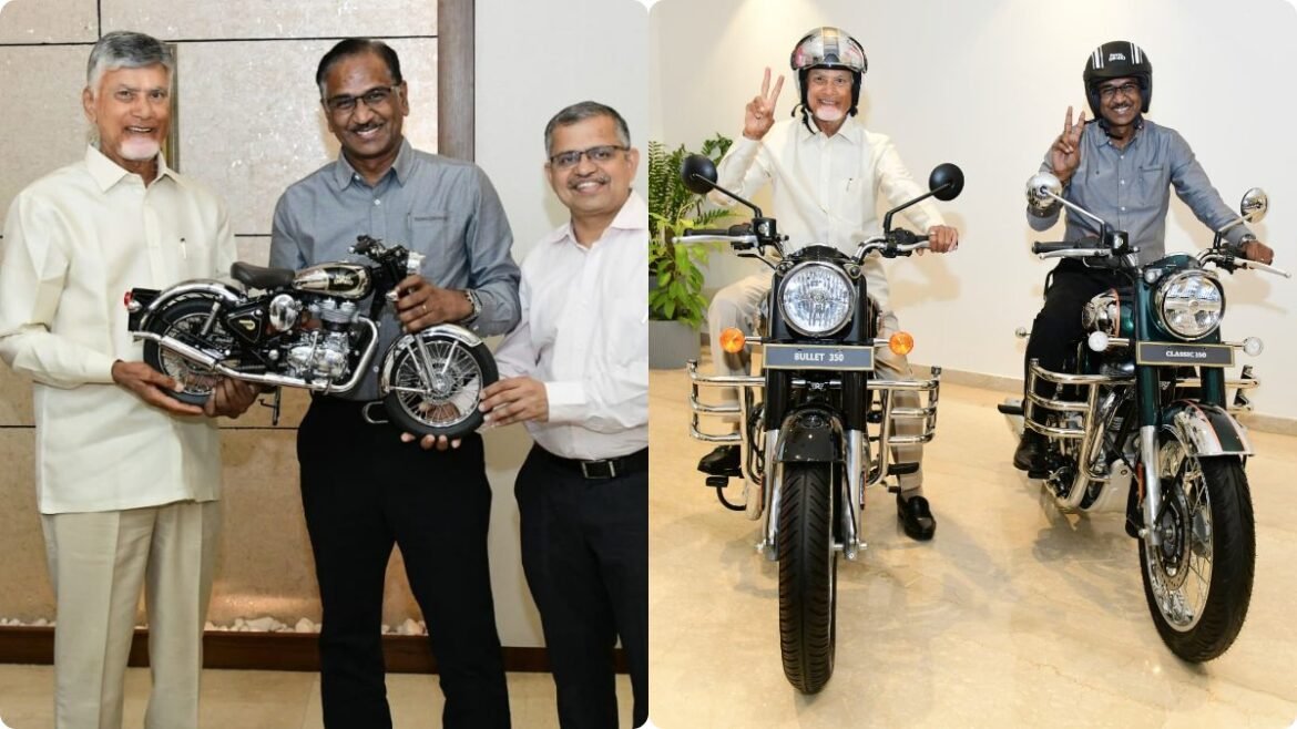 ఏపీలోనే రాయ ఇకల్ ఎన్ ఫీల్డ్ బుల్లెట్ తయారీ..! డెడ్ లైన్ ఇదే..! | 18 నెలల్లో ఏపీలో బుల్లెట్ బైక్ ప్లాంట్ ఏర్పాటు చేయనున్న రాయల్ ఎన్ఫీల్డ్ – చంద్రబాబును కలిసిన అధికారులు
