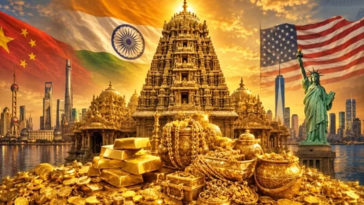 భారత్ వద్ద రూ. 474 లక్షల కోట్ల విలువైన బంగారం.. అమెరికా, చైనానూ కొనేయొచ్చు..!! | భారతదేశం ఆలయాలలో ₹474 లక్షల కోట్ల విలువైన బంగారం కలిగి ఉంది, గృహాలలో RBI భారీ జాతీయ రిజర్వ్ వెల్లడించింది
