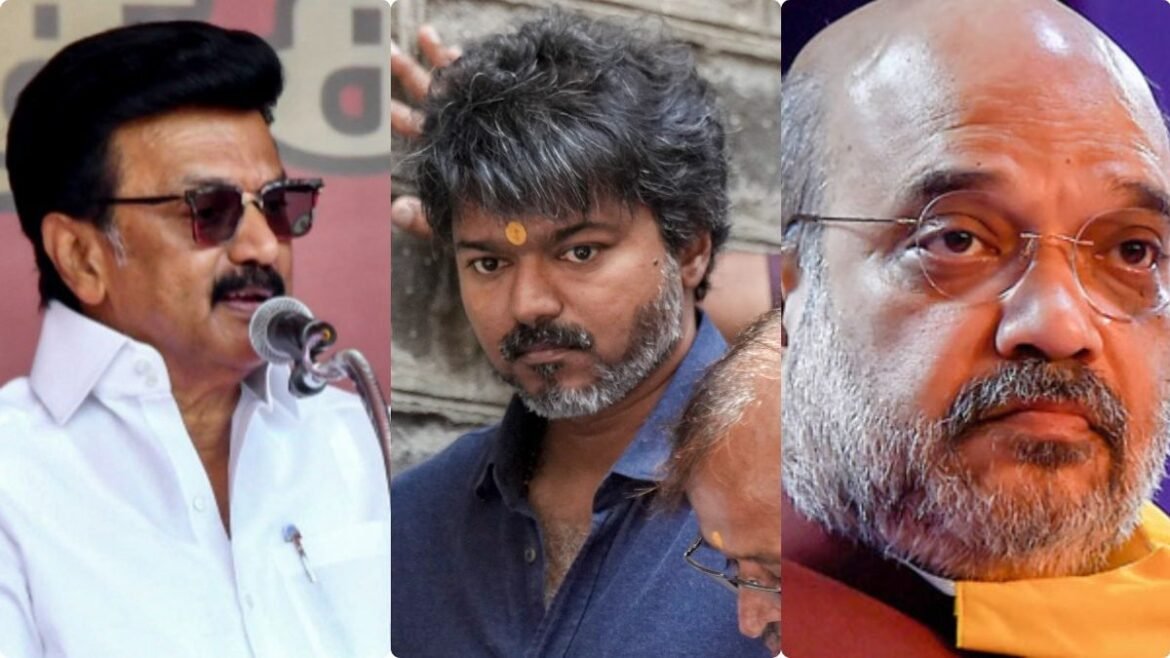విజయ్‌కి డీఎంకే మద్దతు? బీజేపీ ప్లాన్ కు చెక్ పెట్టేలా..! | తమిళనాడు పవర్ బ్యాటిల్‌లో కేంద్ర ప్రభుత్వ ఎత్తుగడలను ఎదుర్కోవడానికి విజయ్ టీవీకేకి డీఎంకే మద్దతు
