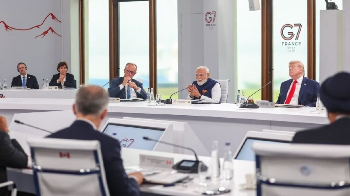 G7 సదస్సులో ఆసక్తికర ఘటన.. మోడీ - ట్రంప్ భేటీకి టైం ఫిక్స్ !! | G7 సమ్మిట్ 2026లో ప్రధాని మోదీ మరియు డొనాల్డ్ ట్రంప్ భేటీ మరియు భారత్-అమెరికా సంబంధాల కోసం వారి చర్చ అంటే ఏమిటి
