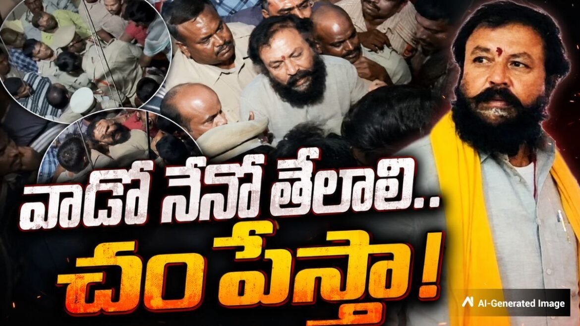 అర్ధరాత్రి చింతమనేని వీరంగం. నడిరోడ్డుపై ఊగిపోతూ, అరుస్తూ.. : వీడియో | ఏలూరులో అర్ధరాత్రి టీడీపీ ఎమ్మెల్యే చింతమనేని ప్రభాకర్‌ పొక్లెయిన్‌తో లాయర్‌ ఇంటిపై దాడి చేశారు.
