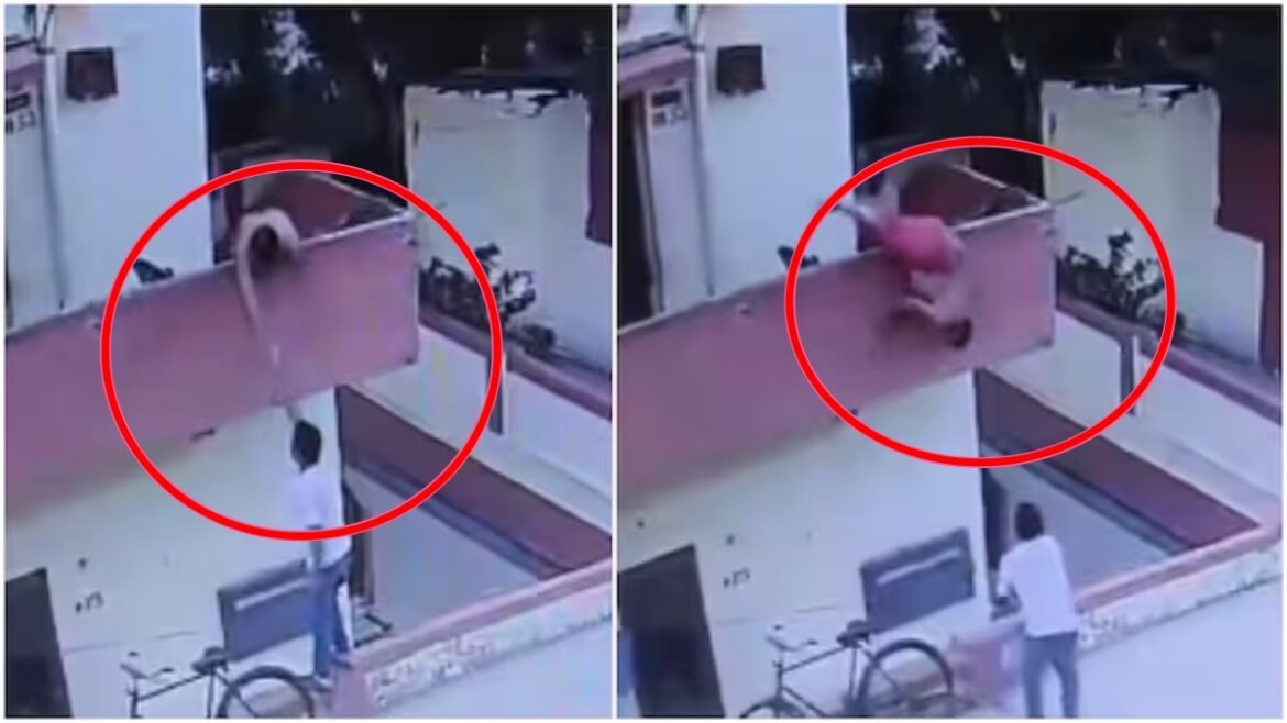 వైరల్ వీడియో: మరీ ఇంత బద్ధకం ఏంట్రా బాబు.. ఐస్‌క్రీమ్ కోసం వంగాడు.. పట్టు తప్పడంతో..! | ఐస్‌క్రీమ్ తృష్ణ విషాదానికి దారితీసిన వ్యక్తి సోన్‌భద్ర జిల్లా ఐస్‌క్రీం క్రేవింగ్‌లో మొదటి అంతస్తు నుండి పడిపోయాడు
