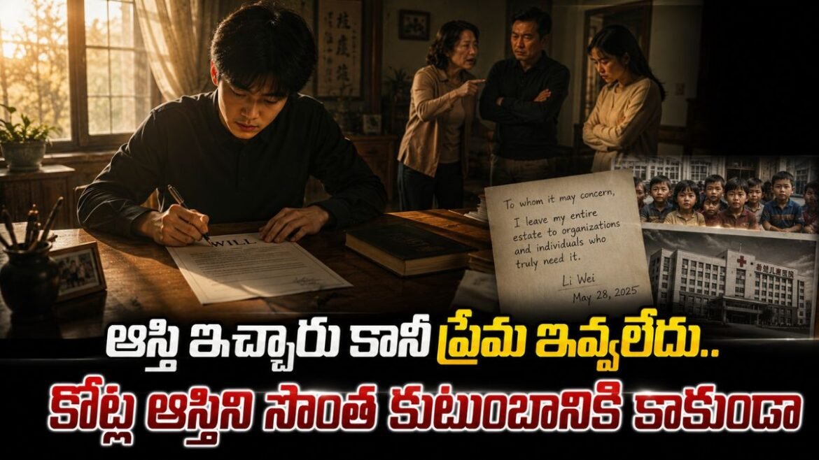 19 ఏళ్ల కుర్రాడు రాసిన వీలునామా.. కోట్లు విలువైన ఆస్తిని ఎవరికిచ్చాడంటే? | 19 ఏళ్ల చైనా విద్యార్థి తన రూ. 28 కోట్ల ఆస్తులను చట్టబద్ధంగా చెల్లుబాటు అయ్యే వీలునామాతో బాల్య స్నేహితుడికి ఎందుకు వదిలేశాడు?
