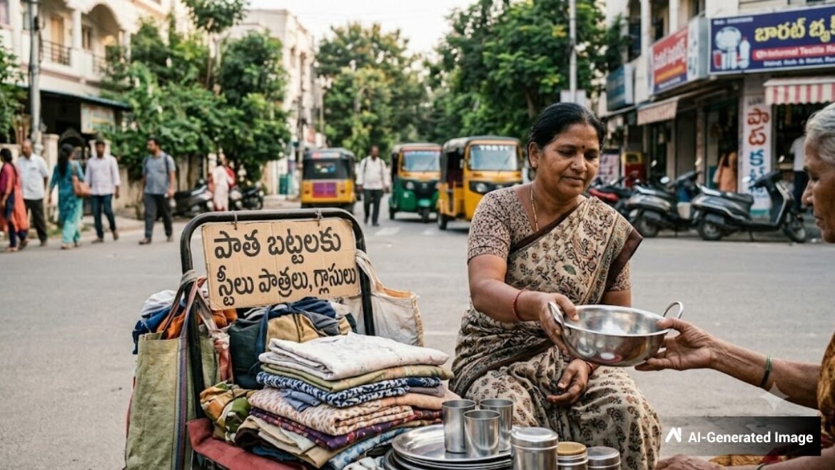 పాత బట్టలకు గిన్నెలు, గ్లాసులు: మరి ఆ బట్టలతో ఏం చేస్తారో తెలుసా? | పాత్రలకు పాత బట్టలు, సేకరించిన పాత బట్టలు ఏమవుతుంది? రీసైక్లింగ్ స్టోరీ, పూర్తి వివరాలు

