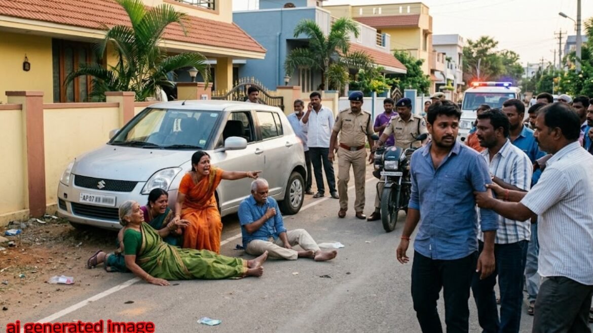 భార్యను కాపురానికి పంపలేదని అత్తమామలను కారుతో ఢీకొట్టిన అల్లుడు.. ఎక్కడంటే ?? | మంగళగిరి వద్ద భార్య తల్లిదండ్రులపై అల్లుడు కారుతో ఢీకొట్టి హత్యాయత్నం చేసిన వార్త వైరల్‌గా మారింది
