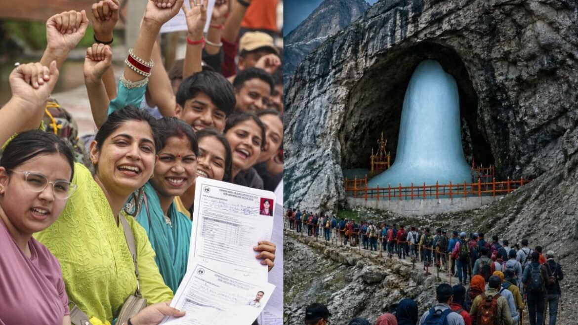 హిమలింగ రూపంలో అమరేశ్వరుడి దర్శనం.. ప్రారంభమైన అమర్నాథ్ యాత్ర! | అమర్‌నాథ్ యాత్ర 2026: కట్టుదిట్టమైన భద్రతలో జమ్మూ నుండి యాత్రికుల మొదటి బ్యాచ్‌ను ఎల్‌జి మనోజ్ సిన్హా ఫ్లాగ్ చేశారు
